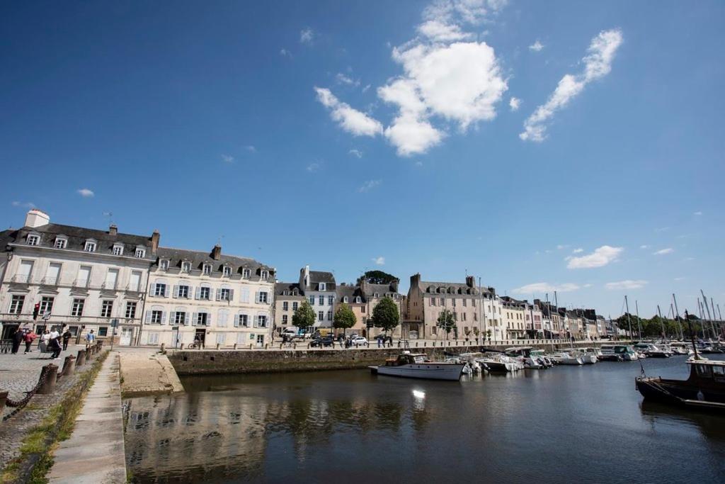 Vue Imprenable Sur Le Port, Charmant Et Clair! Vannes Bagian luar foto